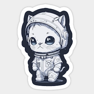 Astronaut Punchie Sticker